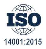 ISO 14001:2015 certification mark